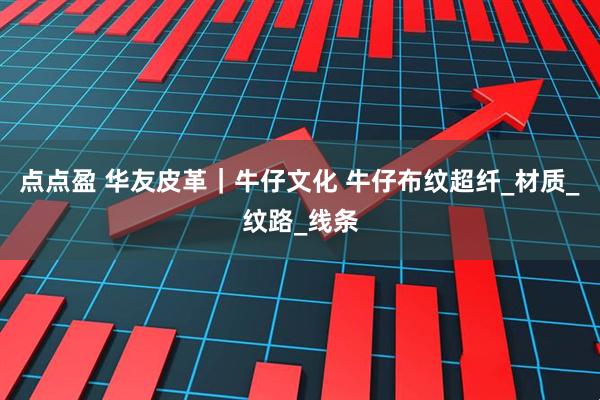 点点盈 华友皮革｜牛仔文化 牛仔布纹超纤_材质_纹路_线条